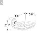 Porta Rollo Aluminio+Gancho Perchero +Toallero Aro +Jabonera