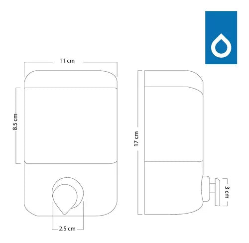 Kit Dispensador De Jabón Y Dispensador De Papel