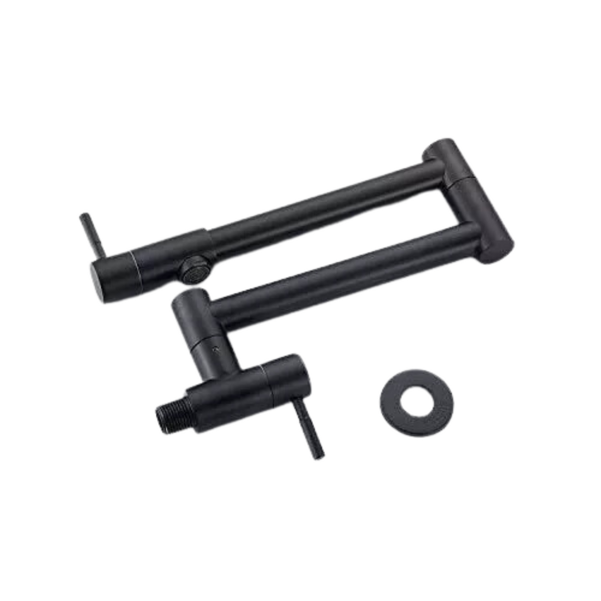 Llave Pared Escualizable Acero 304 Negro